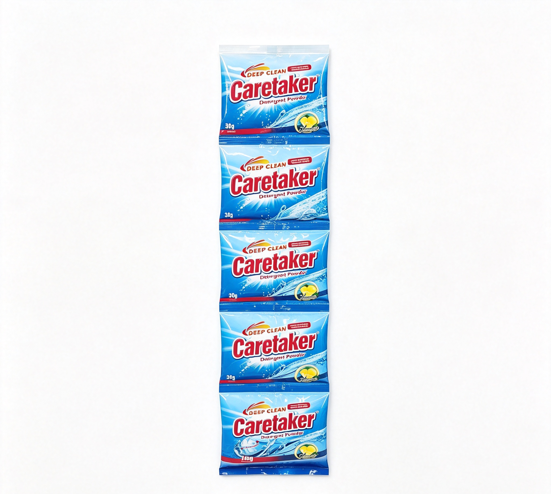 Detergent powder 30g sachet — OEM washing powder small pack